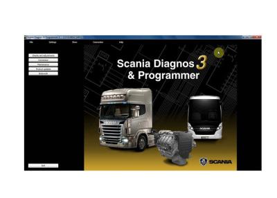 China Automobile Obd2 Bluetooth Scanner Software For SCANIA VCI2 / VCI3 Without USB Dongle for sale