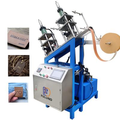China 7Mpa Automatic Heat Transfer Machine Leather Label Machine for sale