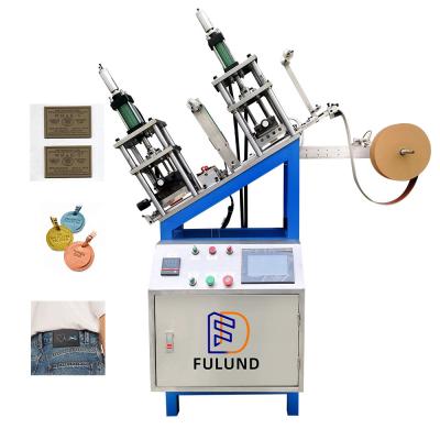 China Heat Press Logo Leather Embossing Labeling Machine 5KW 60HZ for sale