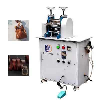 China FuLund High Quality Leather Belt Embossing Machine for sale