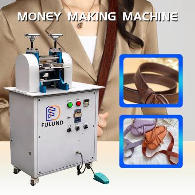 China Temperature Roller Polishing Machine Leather Belt Roller Embossing Machine for sale