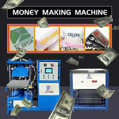 Chine Vacuum Rubber Vulcanizing Press Machine For Silicone Gift Production à vendre