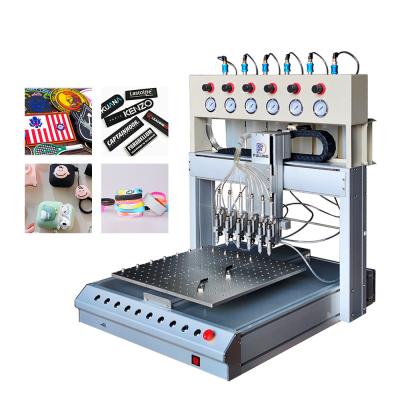 China Soft Rubber Making Machine Keychain Pvc Label Silicone 3d Patches Machine for sale