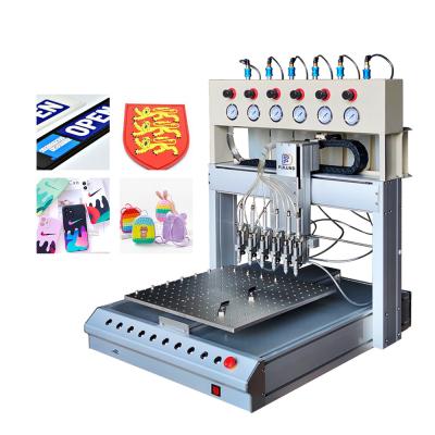 China Pvc Rubber Making Machine 3d Label Dispensing Rubber Patch Machine for sale