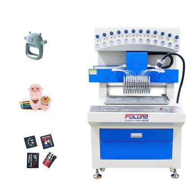 China 18 Color Rubber Making Machine , Machine To Make PVC Patches Fully Automatic for sale