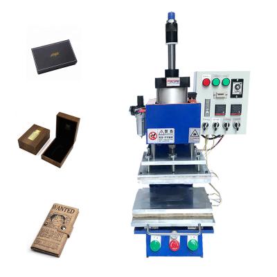 China Pneumatic hot foil stamping machine digital gold foil printing machine foil printer for wedding invitation card for sale