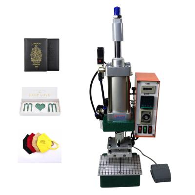 China 220V Leather Foil Embossing Machine , Card Hot Foil Stamping Printing Machine for sale