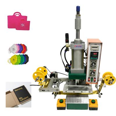 China New automatic digital embossing pneumatic leather paper machine heat press machine letters hot foil stamping machine for sale