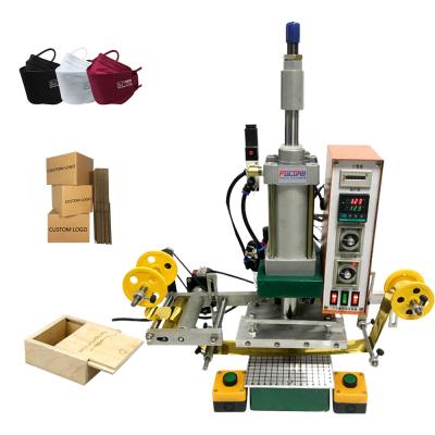 China Hot Foil Stamping Machine Pneumatic Embossing Stamping Machines For Insole Gift Bags for sale