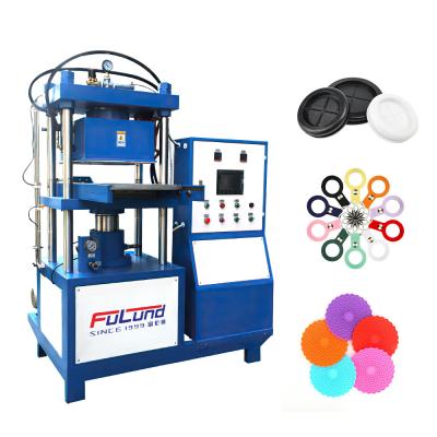 China FuLund Debossed Wristband Custom Silicone Bracelet Machine Soft Silicone Embossed Wristband Moulding Machine for sale