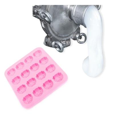 China 17 KN/M Silicone Mold Making Liquid Rubber Eco Friendly For Fabric for sale