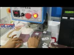 CE Verified Label Hot Stamping Machine For Insole Leather Notebook Cardboard