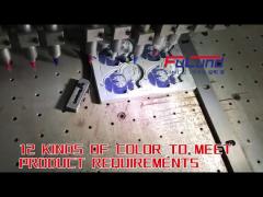 Fulund factory sell 12 Color Liquid PVC Automatic Dripping silicone rubber patch machine