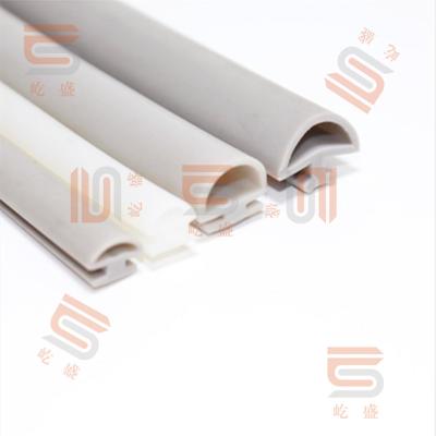 China Mushroom Shaped Extruded Silicone Sealing Strip For Electrical Equipment for sale