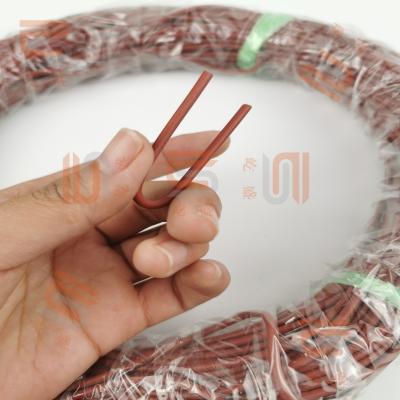 China Extruded High Elastic Soft Orange VMQ Silicone O Ring Cord for sale