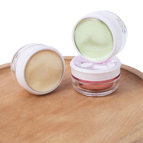 Quality Deluxe  5g Plastic Cosmetic Packaging Jar OEM ODM Logo Available for sale