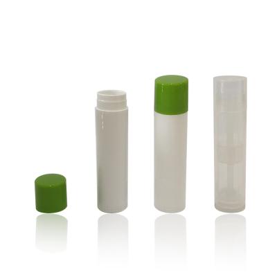 China Tubo de bálsamo de lábio de plástico branco a granel 15*66mm Alta Durabilidade à venda