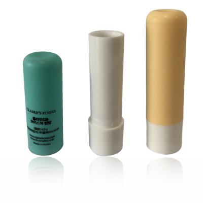 China Durable 19.2*69mm Empty Plastic Lip Balm Tube 3.8g Lightweight for sale