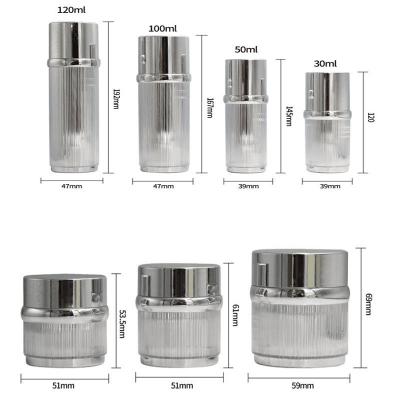 China Exquisite Personal Care Cosmetic Bottle Set Customizable High Durability for sale