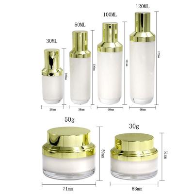 China Conjuntos de embalaje cosmético con tapa de tornillo Embalaje de productos cosméticos 50 ml 60 ml 100 ml 120 ml en venta