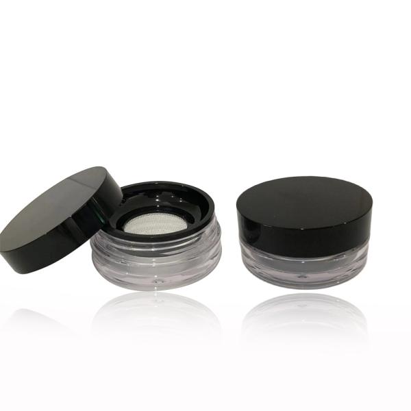 Quality Customized 8g Clear Plastic Empty Loose Powder Case 32.8*68.4mm for sale