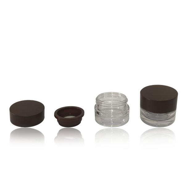Quality Clear 3.5g Small Loose Powder Container With Mesh SGS Certified for sale