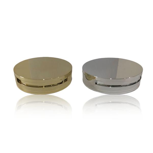 Quality Lightweight ABS Silver Empty Compact Powder Case Prevent Spillage for sale