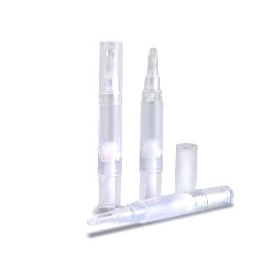 China Cylindrical Clear Twist Cosmetic Pen Cosmetic Packaging Container 1.5ml /2ml for sale