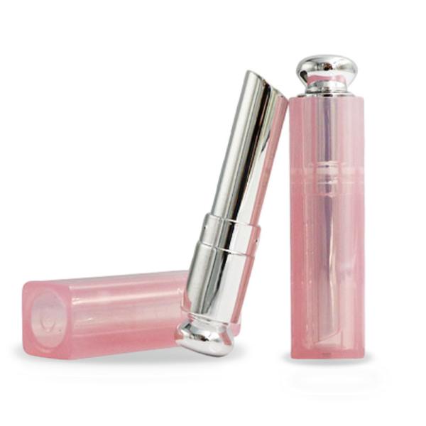 Quality OEM ABS Plastic Lipstick Container Pink Lipstick Tube Packaging for sale