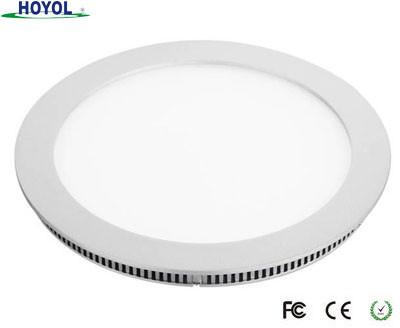 China Modern Large Dimmable Led Recessed Ceiling Lights / 18W Round Panel Lighting for sale