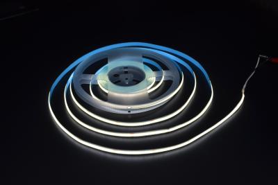 China Flexibles COB-Streifenlicht 24 V 6500 K Kaltweiß 320 LEDs/M Niederspannung für Zuhause zu verkaufen