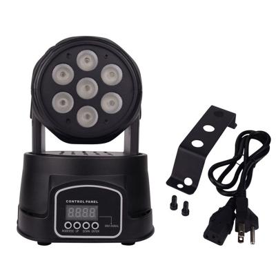 China 100W Rated Power Led Moving Head Light 7x8w RGBW 4in1 LED display for sale