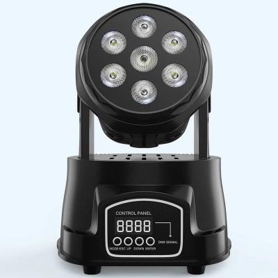 China 7x8W RGBW Wash Dmx Moving Head LED Stage Light  For Churches for sale