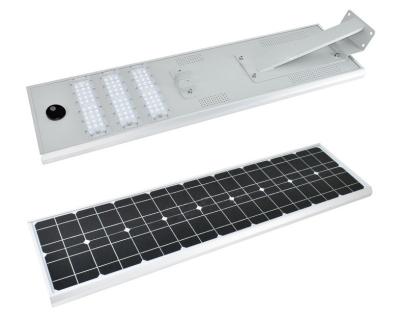 Chine le réverbère solaire de 30W 60W 80W 120W a intégré le réverbère solaire de LED tout dans un réverbère solaire à vendre