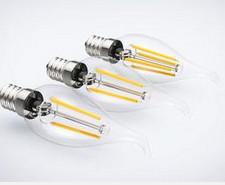 China OEM / ODM natural white 5000K CRI85 LED Filament Candle Bulb for sale