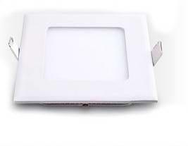 China Kitchen Ceiling 320LM 4W Square LED Panel Light With 120 Degree Beam Angle for sale