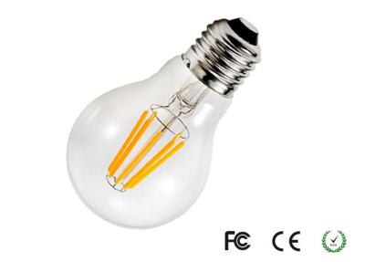 China 220V Ra 85 6W LED Filament Bulb Dimmable LED Globe Light Bulb 60*110mm for sale