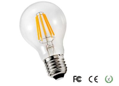 China Caliente el bulbo blanco 110V del filamento de 3000K 6W A60 Dimmable LED para las fábricas en venta