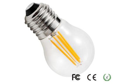 China Warm White 3000K E26 4W C45 Dimmable LED Filament Bulb45*75mm for sale