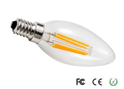 China Ampolas do filamento do diodo emissor de luz do bulbo da vela do filamento do diodo emissor de luz C35 do CRI 85 do elevado desempenho à venda