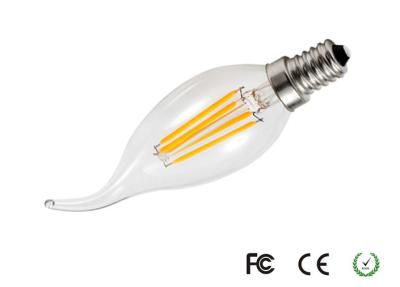 Chine la bougie de l'ampoule LED de filament de 230V/240V 4000K 4W E14 LED s'allume à vendre