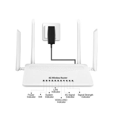 China 2.0A Hotspots Lan Output DDNS service 4G Wireless Router / Sim Card Wifi Router for sale