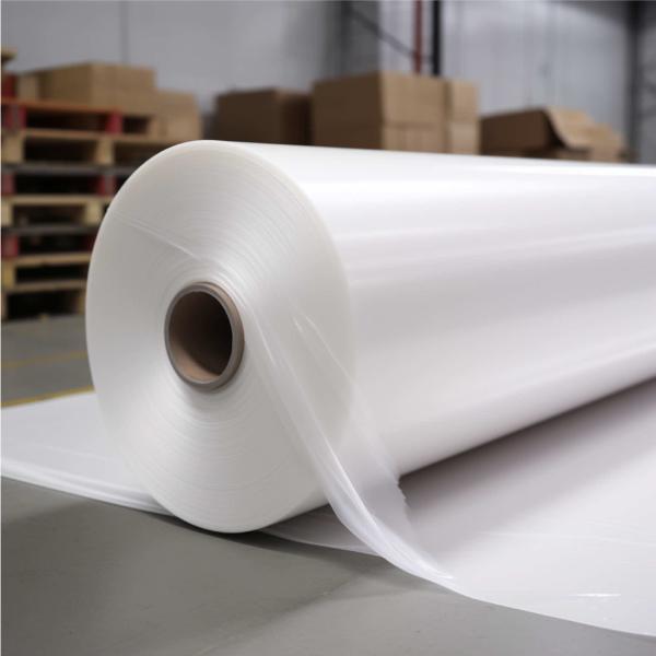 Quality Opaque White 40 Micron High Density Polyethylene Film HDPE Film for sale