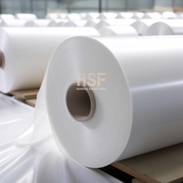 Quality Opaque White 60 micron High Density Polyethylene Film For Packaging for sale