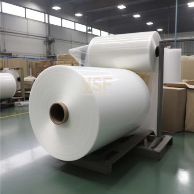 China Opaque White 80 micron High Density Polyethylene Film Width 2000mm for sale