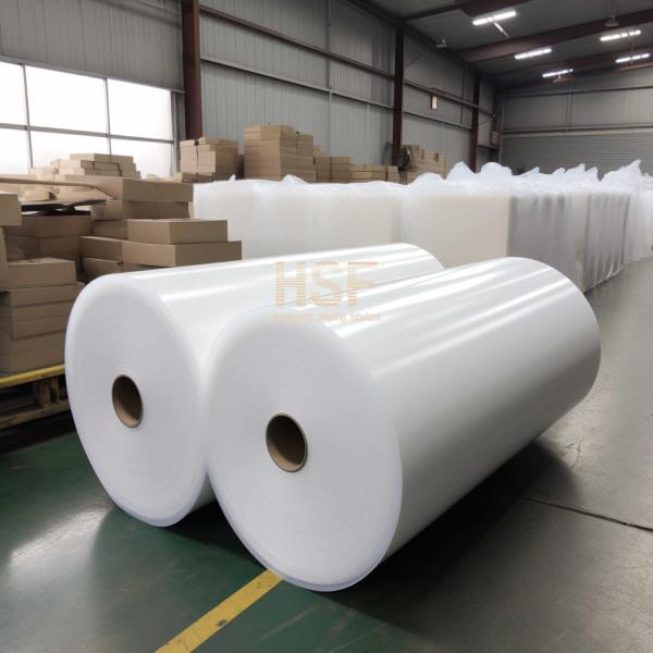 Quality Opaque White 80 micron High Density Polyethylene Film Width 2000mm for sale
