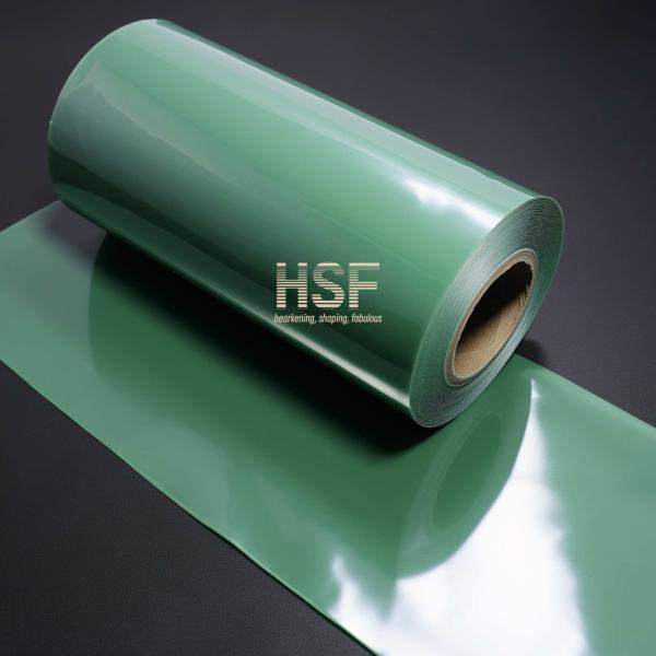 Quality 120 Micron Opaque Dark Green Color HDPE Film Used For TAPE Application for sale