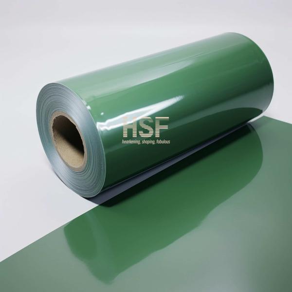 Quality 120 Micron Opaque Dark Green Color HDPE Film Used For TAPE Application for sale