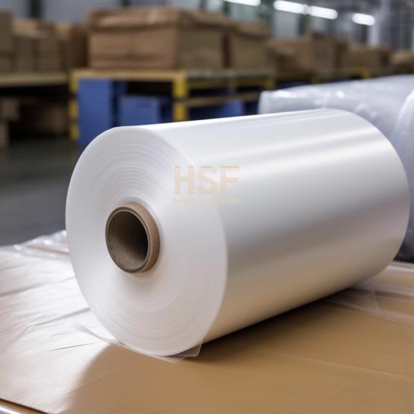 Quality 120 Micron Opaque White Low Density LDPE Packaging Film Winding Length 8000 for sale