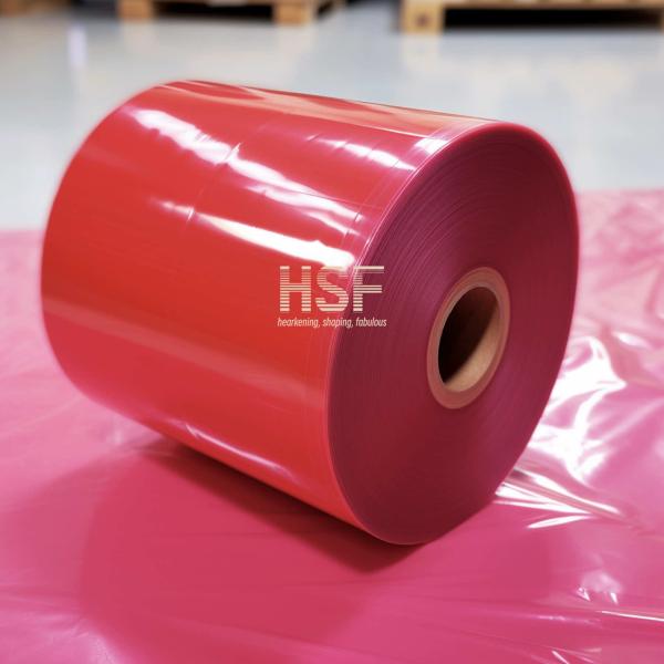 Quality 50uM Red Low Density Polyethylene Film Moisture Resistant For Packaging for sale